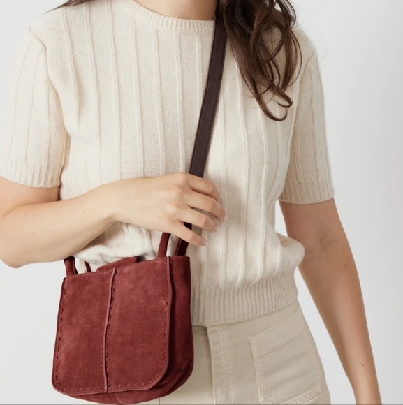 Elegant Suede Women's Bag - Picture 11 of 11